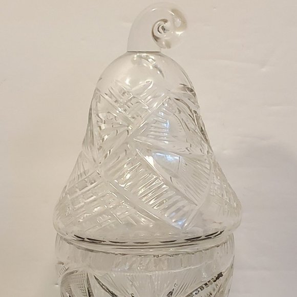Other - Vintage Glass Pear Shape Candy Bowl
